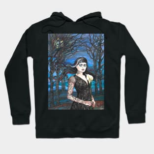 Goth Woman Hoodie